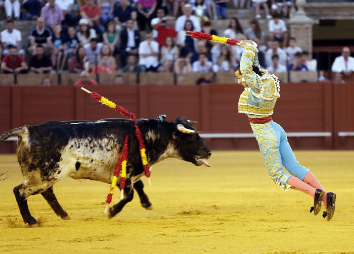 Jueves 19 de julio de 2018. Novillada nocturna. Miguel Andrades, Antonio Muñoz, Corruco de Algeciras, Darío Cañas, Borja Collado, Manuel Perera