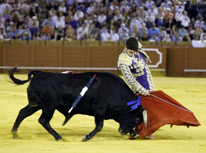 Jueves 19 de julio de 2018. Novillada nocturna. Miguel Andrades, Antonio Muñoz, Corruco de Algeciras, Darío Cañas, Borja Collado, Manuel Perera