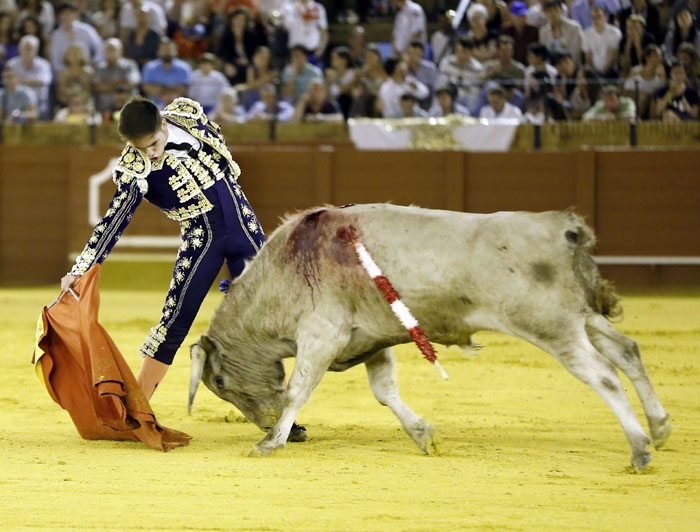 Jueves 19 de julio de 2018. Novillada nocturna. Miguel Andrades, Antonio Muñoz, Corruco de Algeciras, Darío Cañas, Borja Collado, Manuel Perera