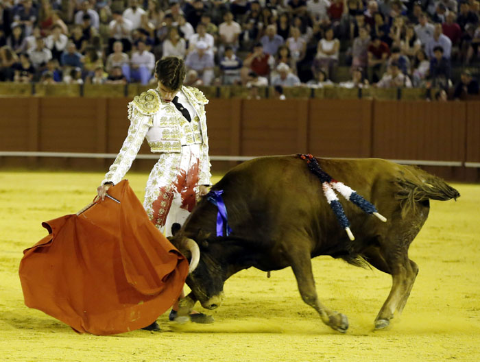Jueves 19 de julio de 2018. Novillada nocturna. Miguel Andrades, Antonio Muñoz, Corruco de Algeciras, Darío Cañas, Borja Collado, Manuel Perera