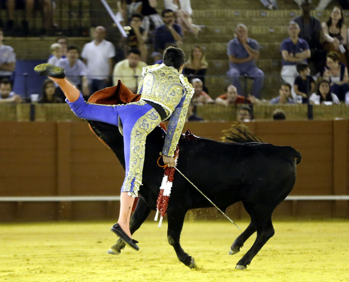 Jueves 19 de julio de 2018. Novillada nocturna. Miguel Andrades, Antonio Muñoz, Corruco de Algeciras, Darío Cañas, Borja Collado, Manuel Perera