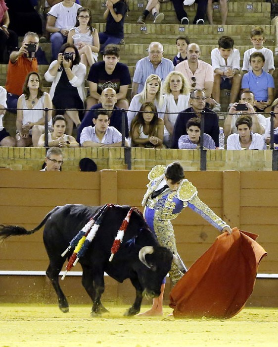 Jueves 19 de julio de 2018. Novillada nocturna. Miguel Andrades, Antonio Muñoz, Corruco de Algeciras, Darío Cañas, Borja Collado, Manuel Perera