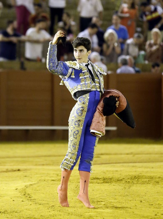 Jueves 19 de julio de 2018. Novillada nocturna. Miguel Andrades, Antonio Muñoz, Corruco de Algeciras, Darío Cañas, Borja Collado, Manuel Perera