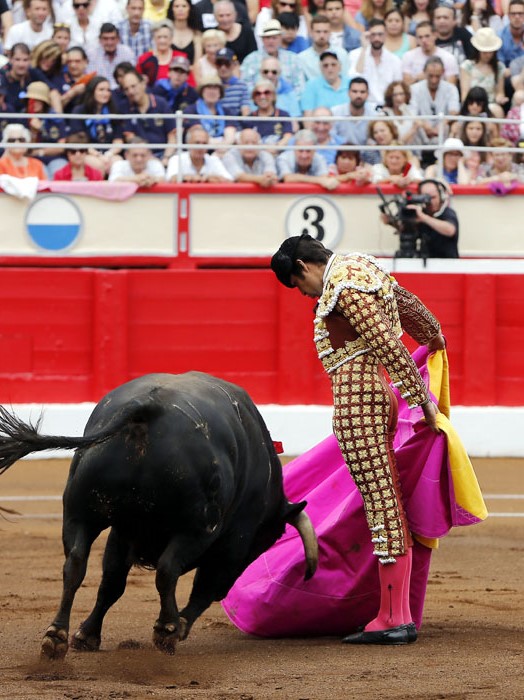 Santander, 25 de julio de 2018. Toros de Miranda y Moreno y Sampedro para Perera, Cayetano y Álvaro Lorenzo
