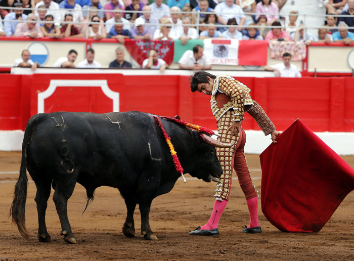 Santander, 25 de julio de 2018. Toros de Miranda y Moreno y Sampedro para Perera, Cayetano y Álvaro Lorenzo