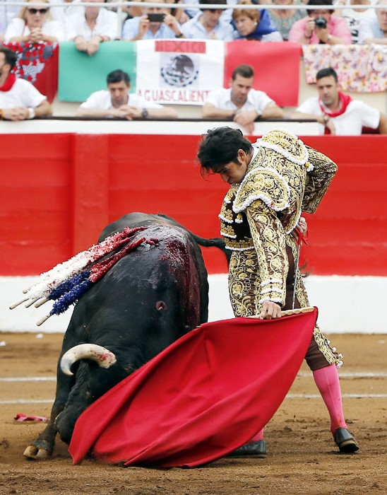 Santander, 25 de julio de 2018. Toros de Miranda y Moreno y Sampedro para Perera, Cayetano y Álvaro Lorenzo