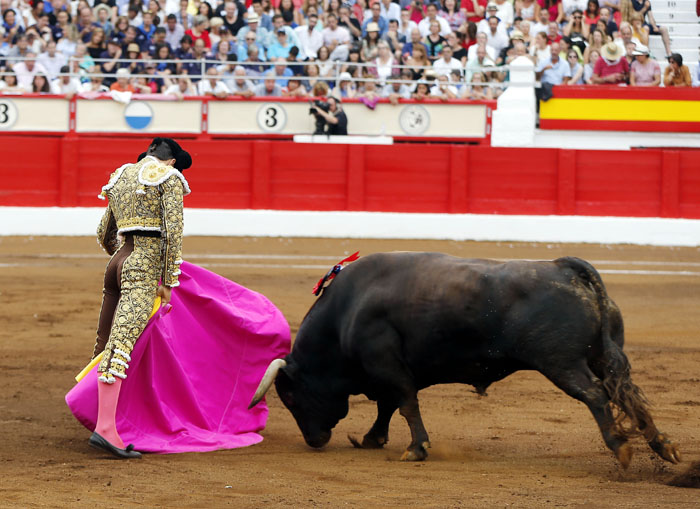 Santander, 25 de julio de 2018. Toros de Miranda y Moreno y Sampedro para Perera, Cayetano y Álvaro Lorenzo