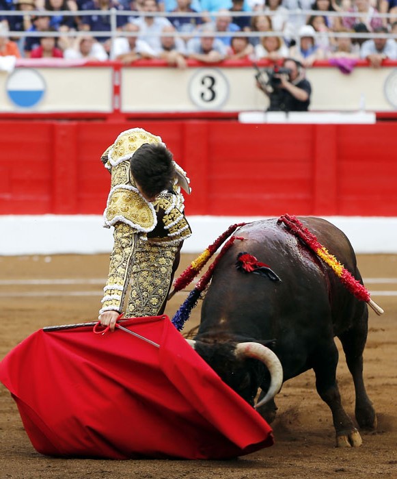 Santander, 25 de julio de 2018. Toros de Miranda y Moreno y Sampedro para Perera, Cayetano y Álvaro Lorenzo