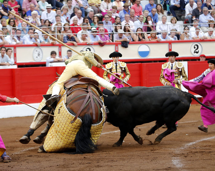 Santander, 25 de julio de 2018. Toros de Miranda y Moreno y Sampedro para Perera, Cayetano y Álvaro Lorenzo