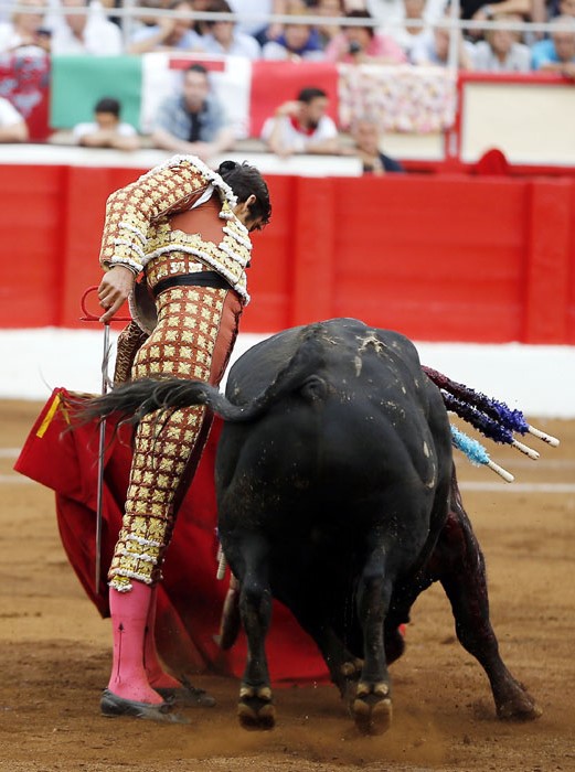 Santander, 25 de julio de 2018. Toros de Miranda y Moreno y Sampedro para Perera, Cayetano y Álvaro Lorenzo