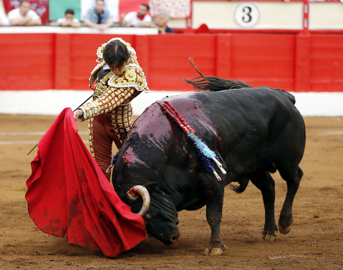 Santander, 25 de julio de 2018. Toros de Miranda y Moreno y Sampedro para Perera, Cayetano y Álvaro Lorenzo