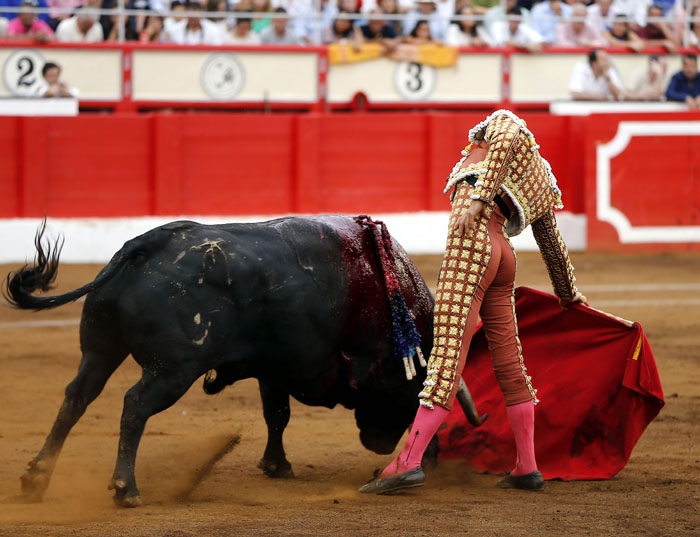 Santander, 25 de julio de 2018. Toros de Miranda y Moreno y Sampedro para Perera, Cayetano y Álvaro Lorenzo