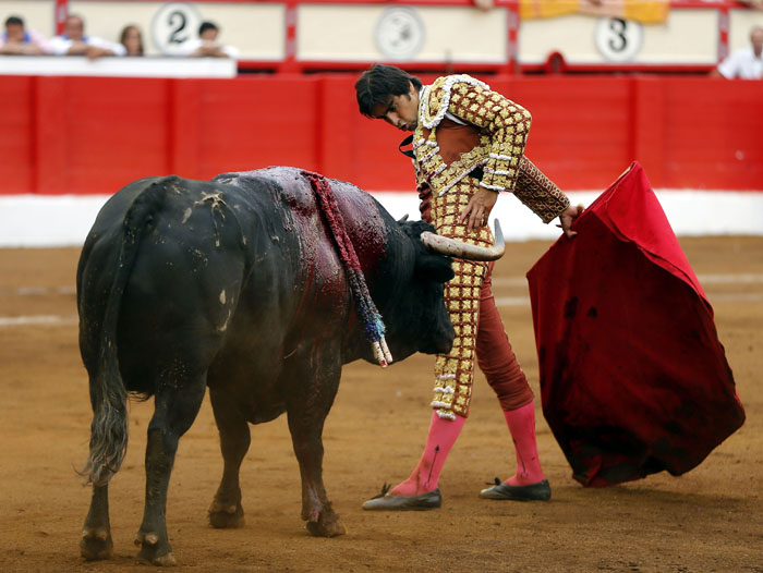 Santander, 25 de julio de 2018. Toros de Miranda y Moreno y Sampedro para Perera, Cayetano y Álvaro Lorenzo