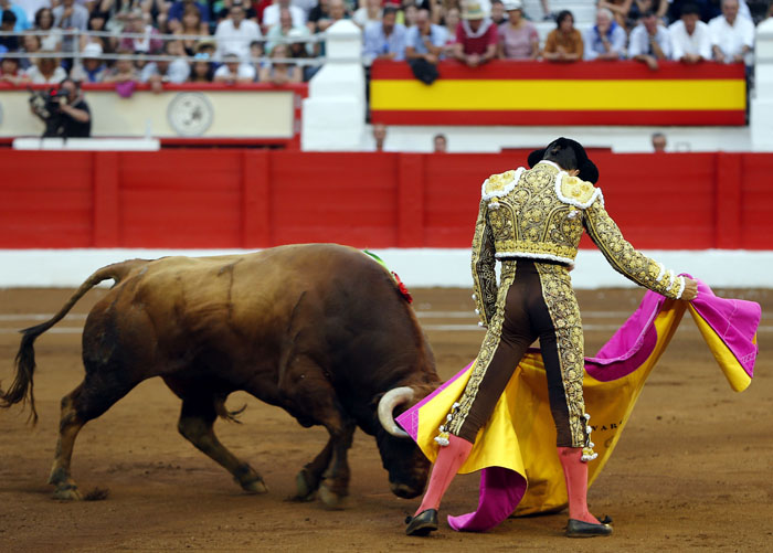 Santander, 25 de julio de 2018. Toros de Miranda y Moreno y Sampedro para Perera, Cayetano y Álvaro Lorenzo