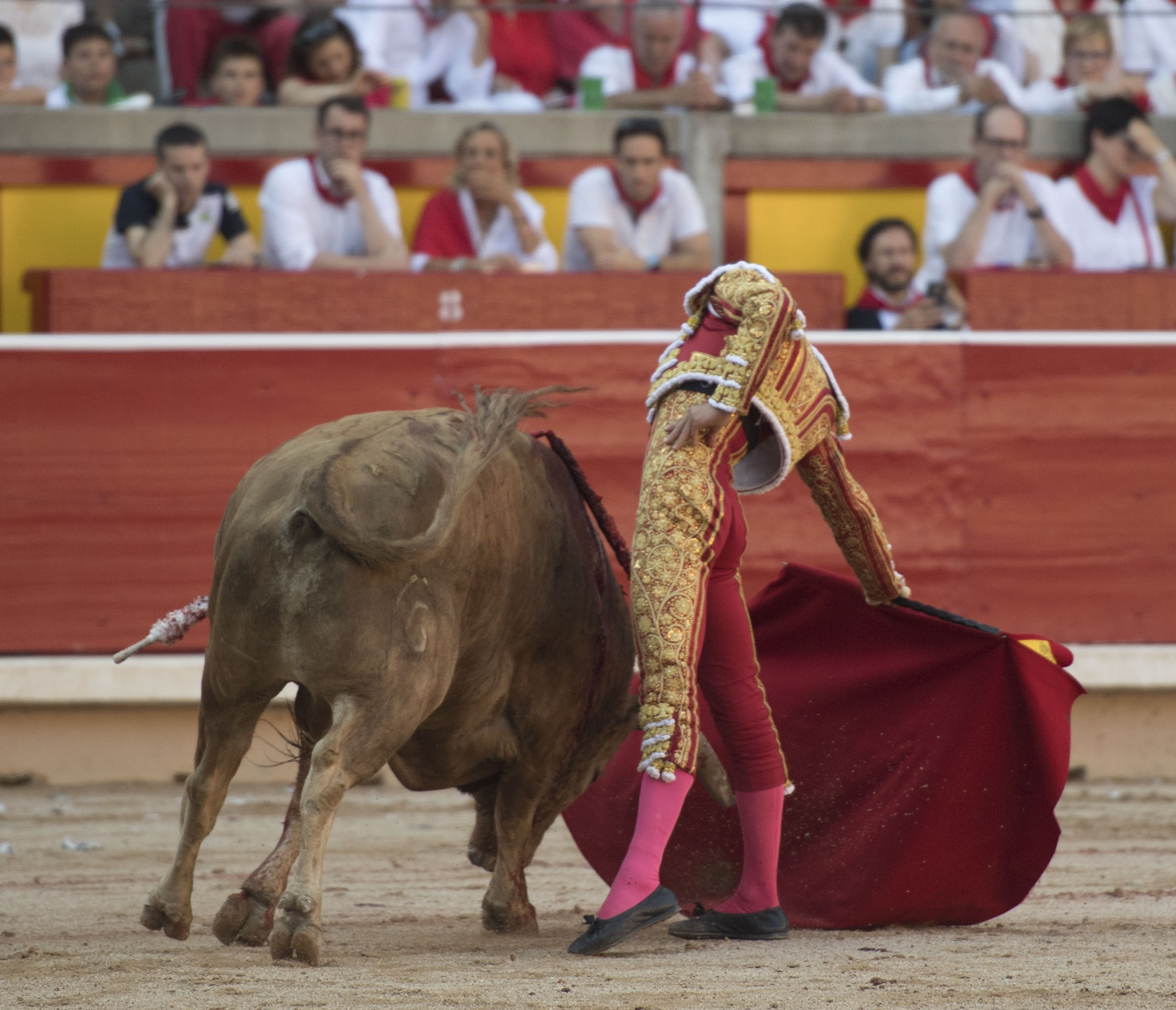 Pamplona, 10 de julio de 2018. Resumen gráfico de la corrida