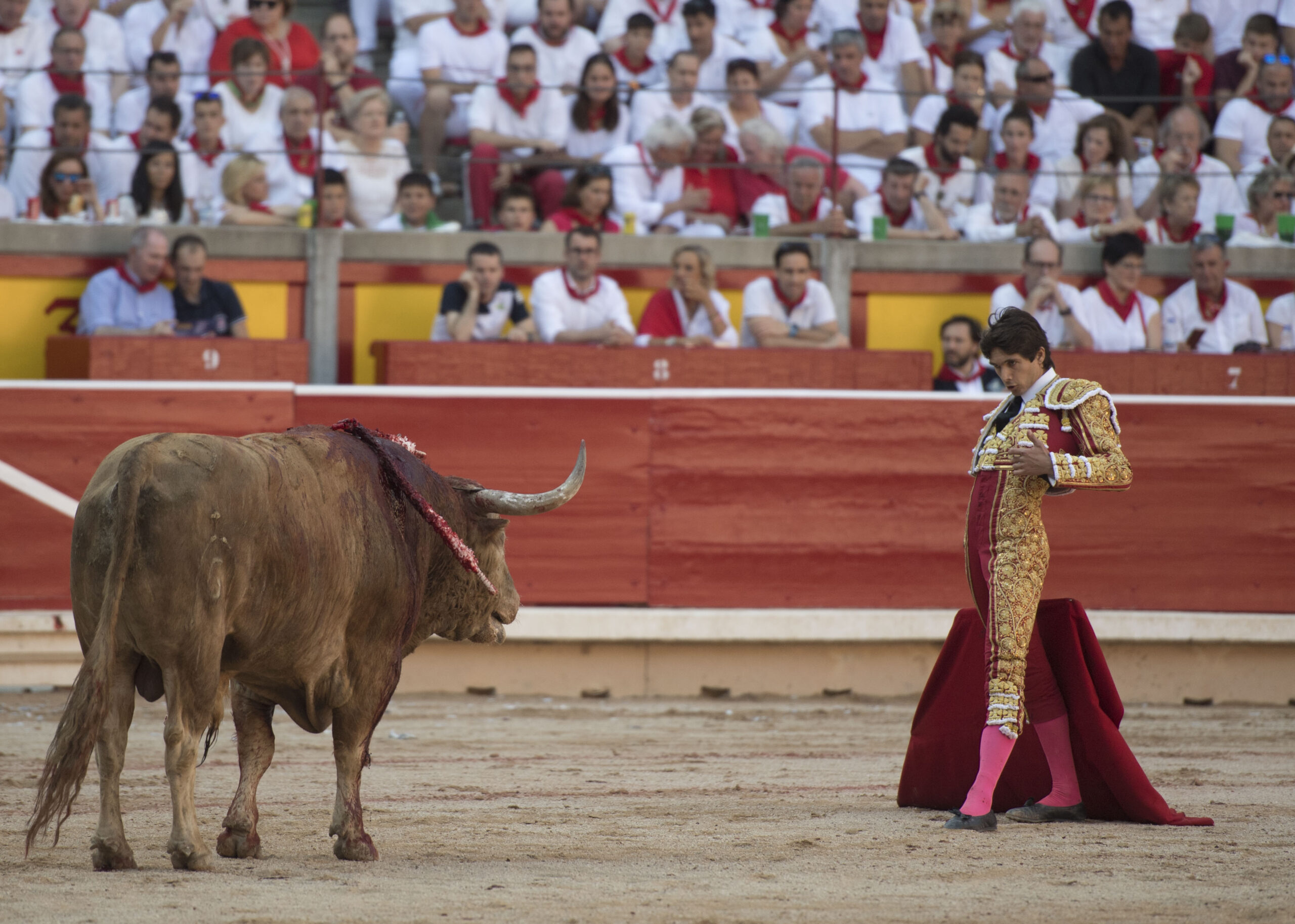 Pamplona, 10 de julio de 2018. Resumen gráfico de la corrida