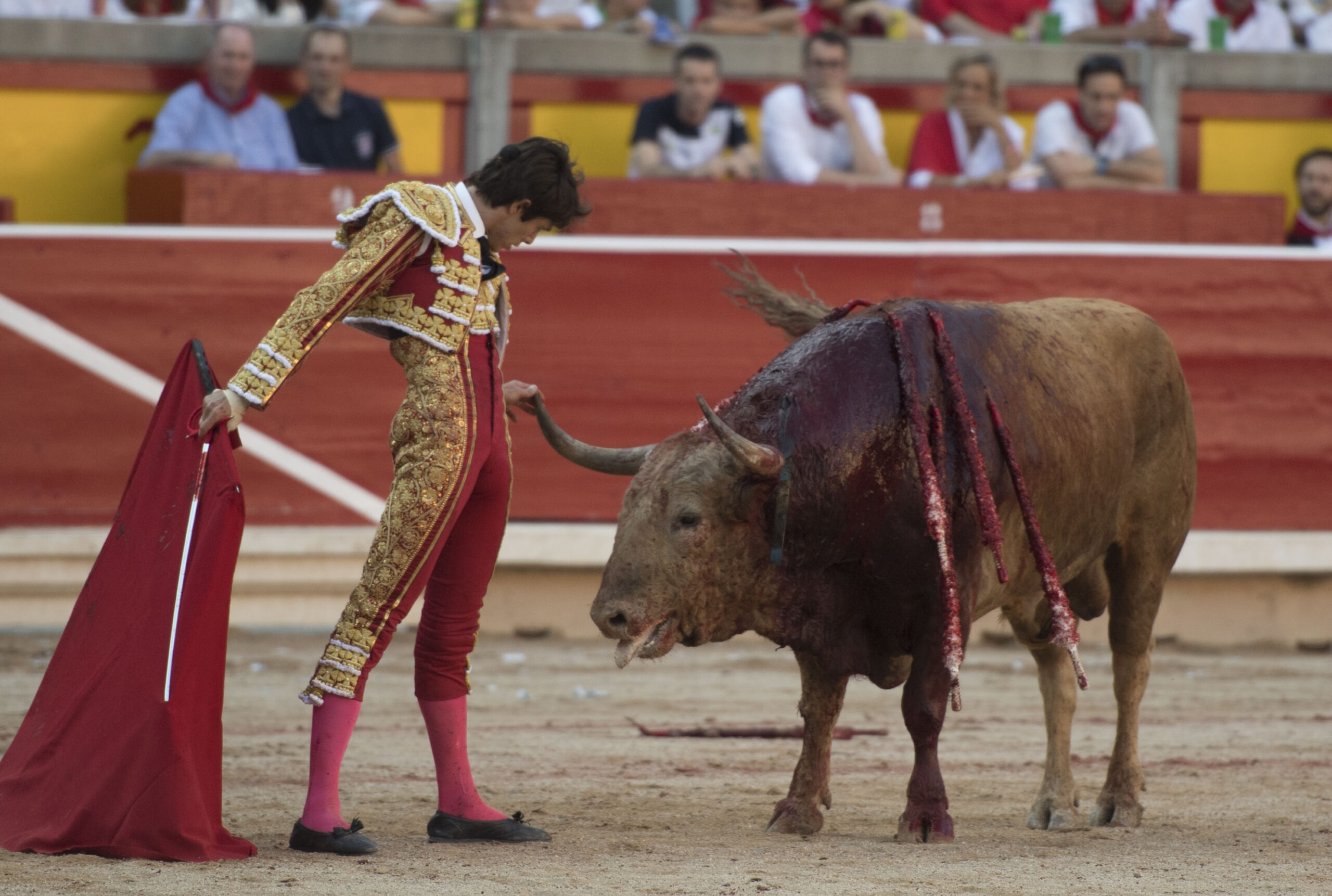 Pamplona, 10 de julio de 2018. Resumen gráfico de la corrida
