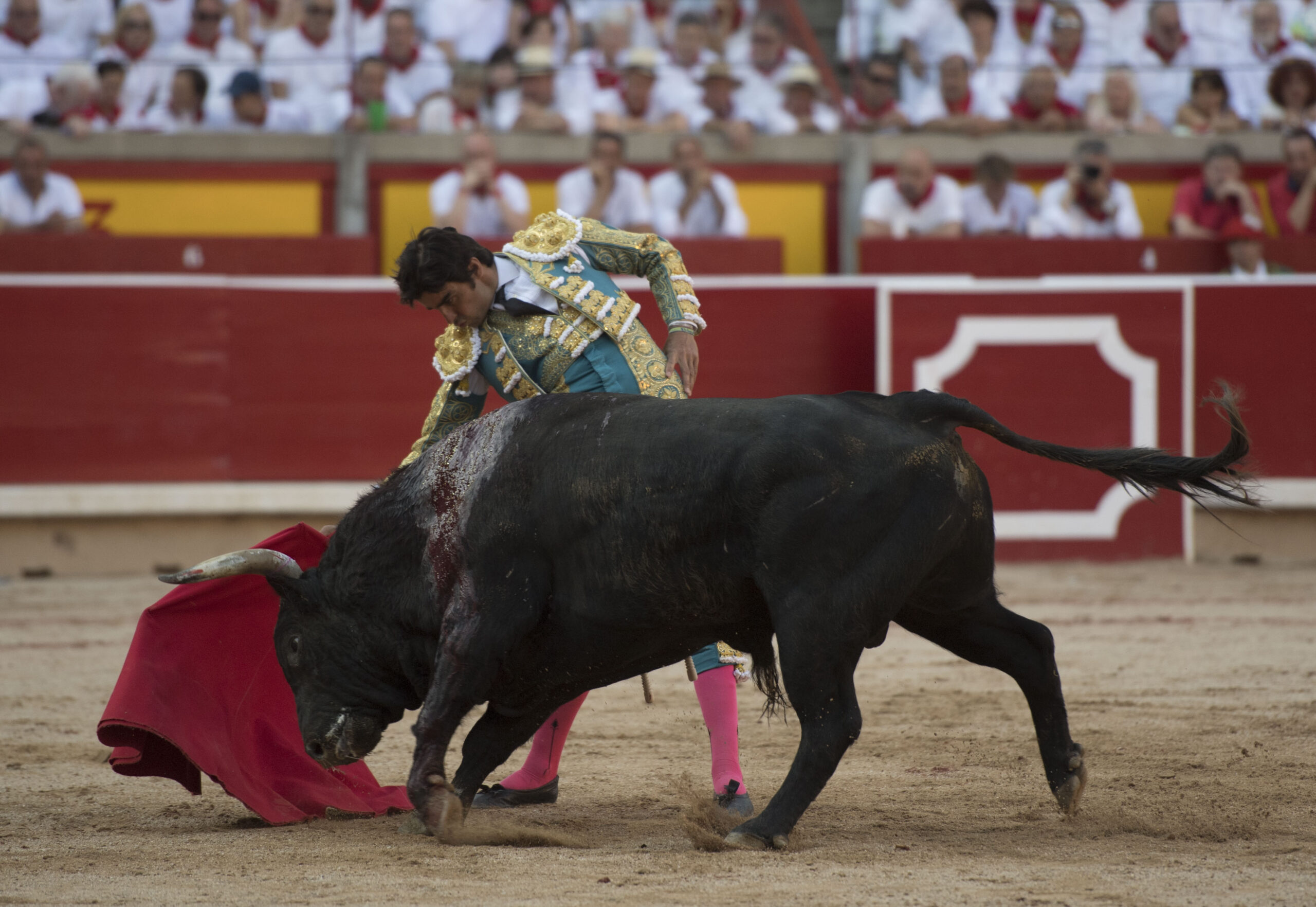 Pamplona, 10 de julio de 2018. Resumen gráfico de la corrida