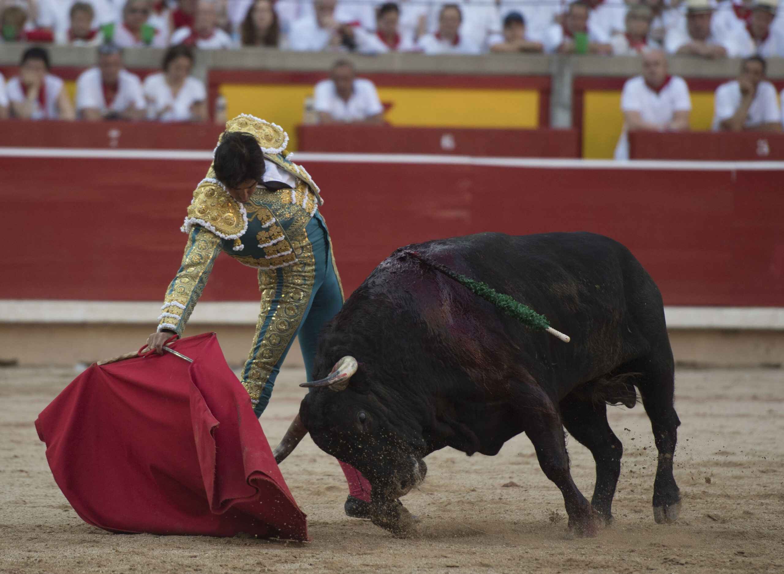 Pamplona, 10 de julio de 2018. Resumen gráfico de la corrida