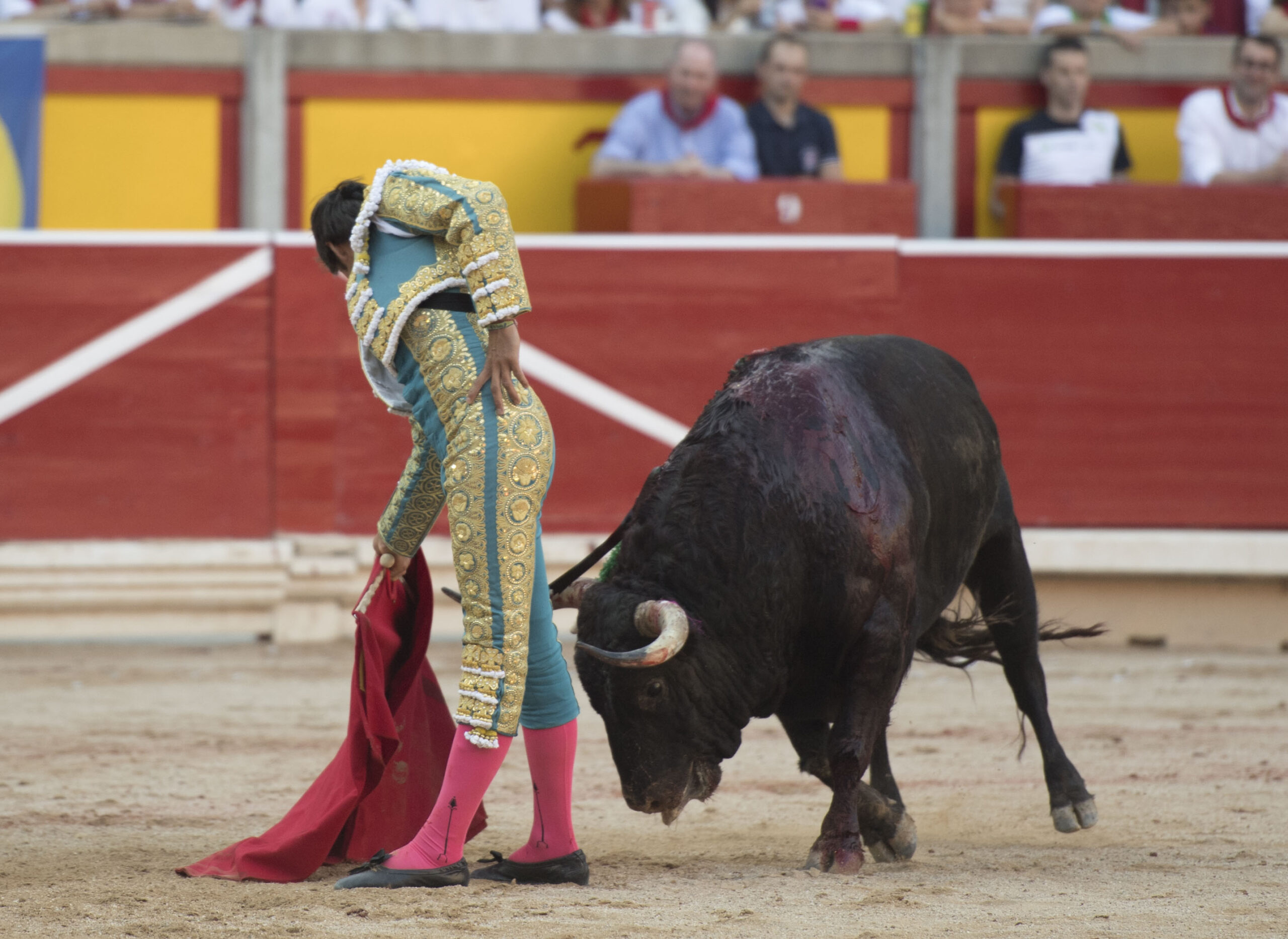 Pamplona, 10 de julio de 2018. Resumen gráfico de la corrida