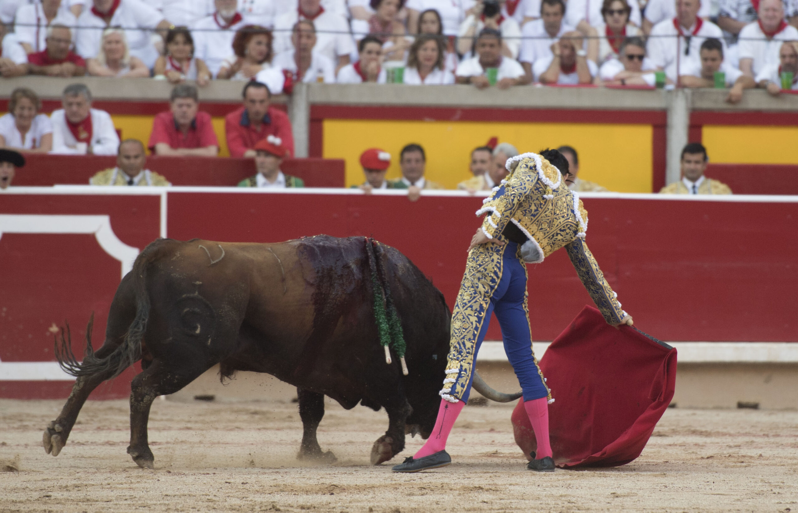 Pamplona, 10 de julio de 2018. Resumen gráfico de la corrida