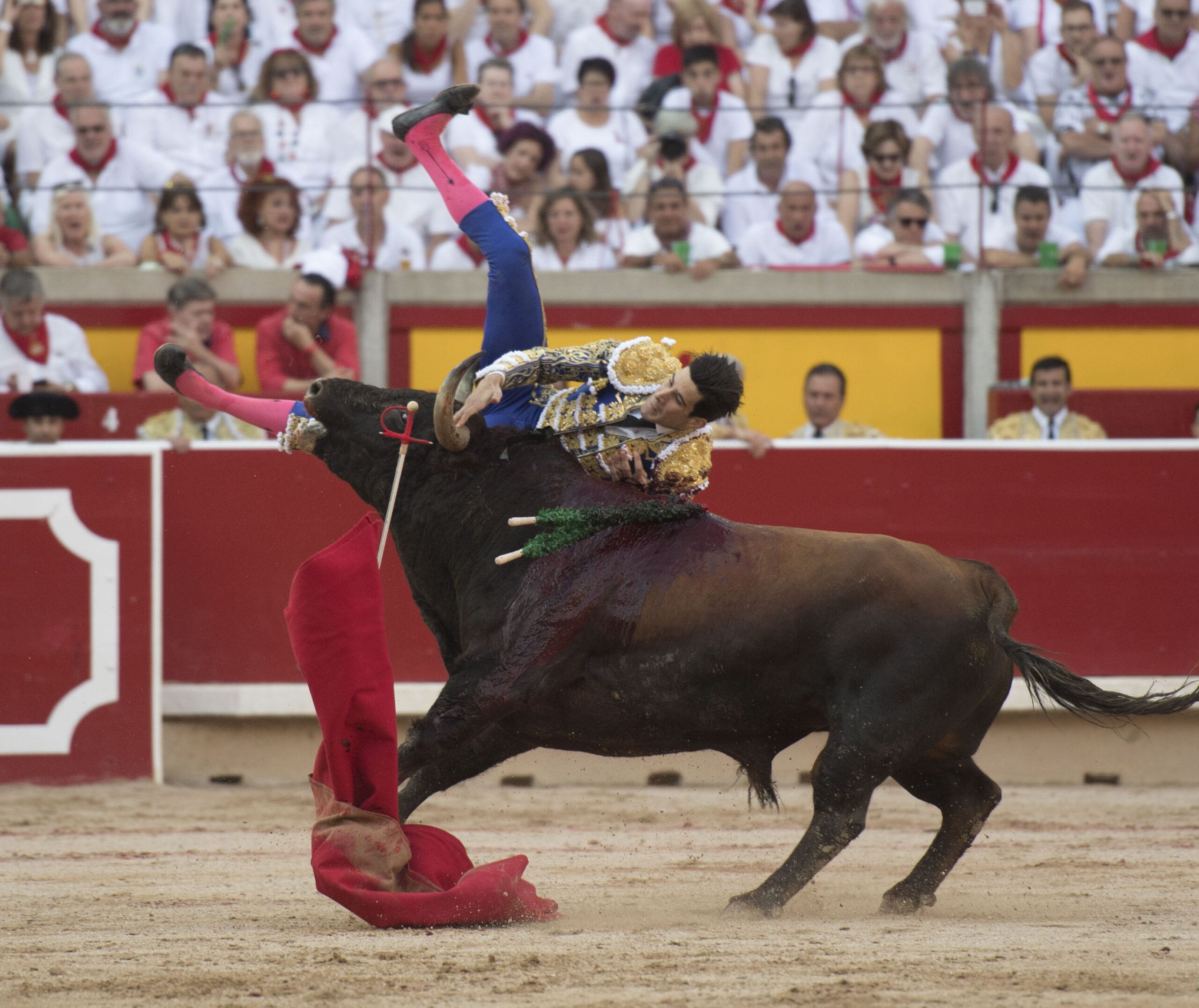 Pamplona, 10 de julio de 2018. Resumen gráfico de la corrida