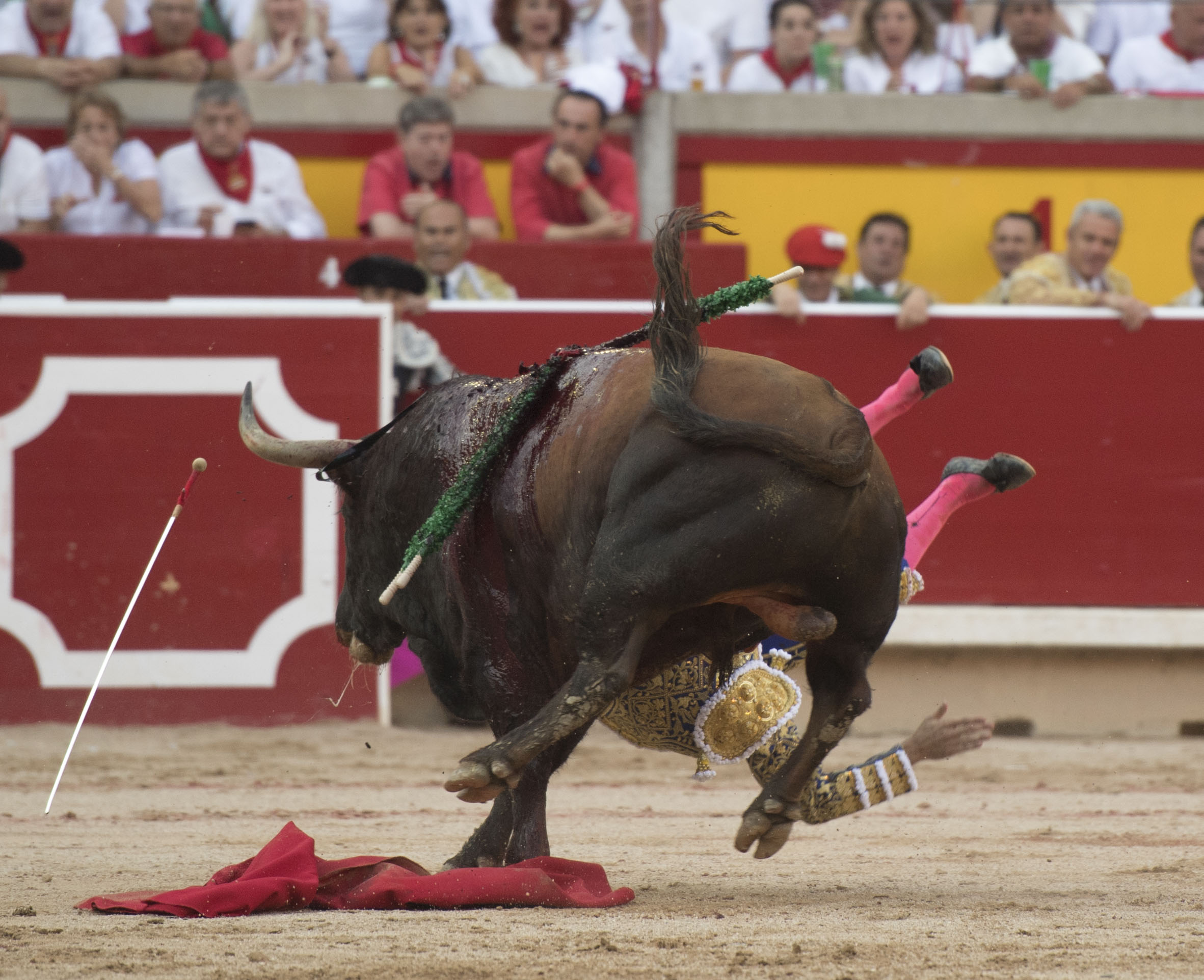 Pamplona, 10 de julio de 2018. Resumen gráfico de la corrida