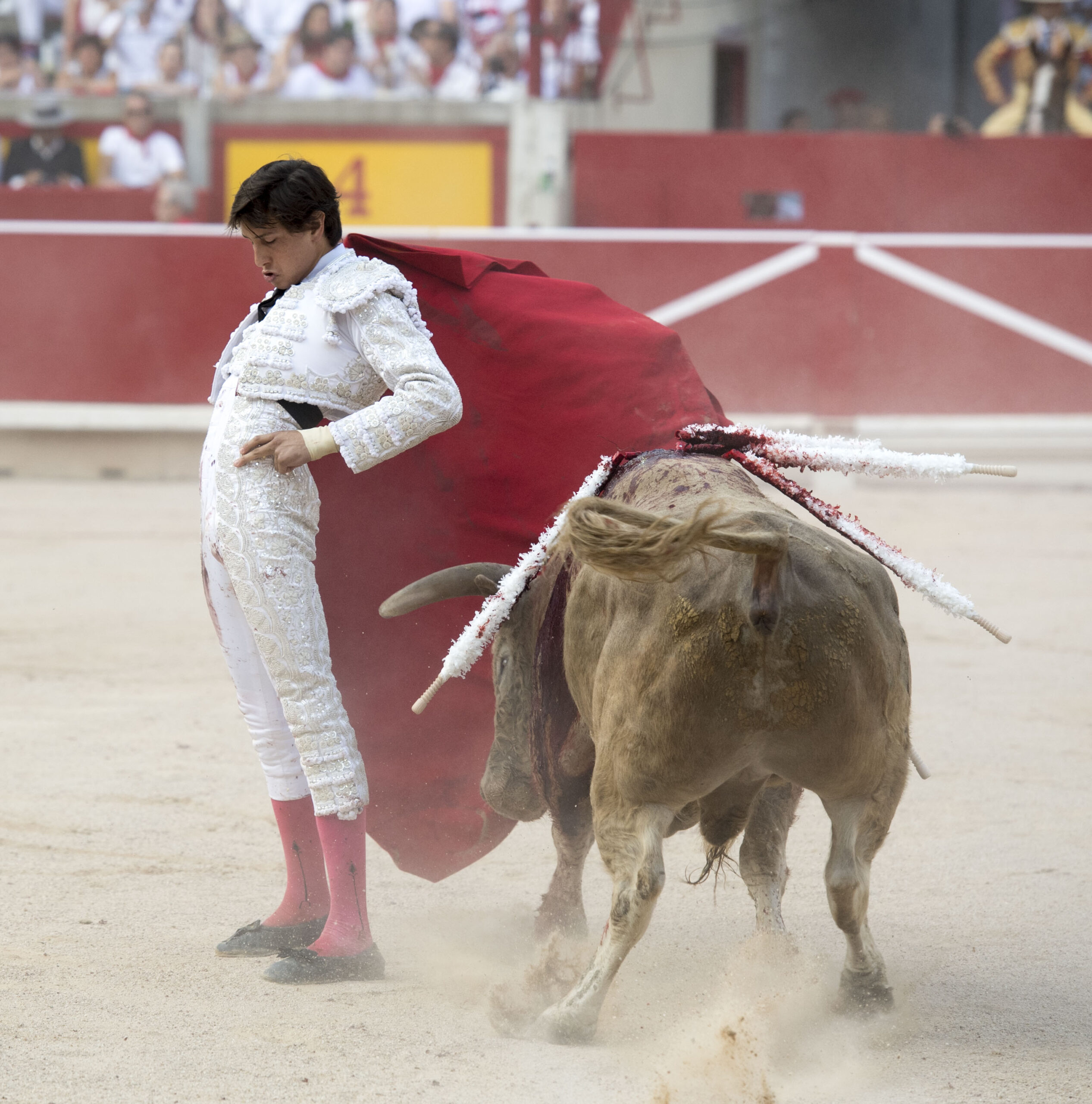 Pamplona, 11 de julio de 2018. Resumen gráfico de la corrida