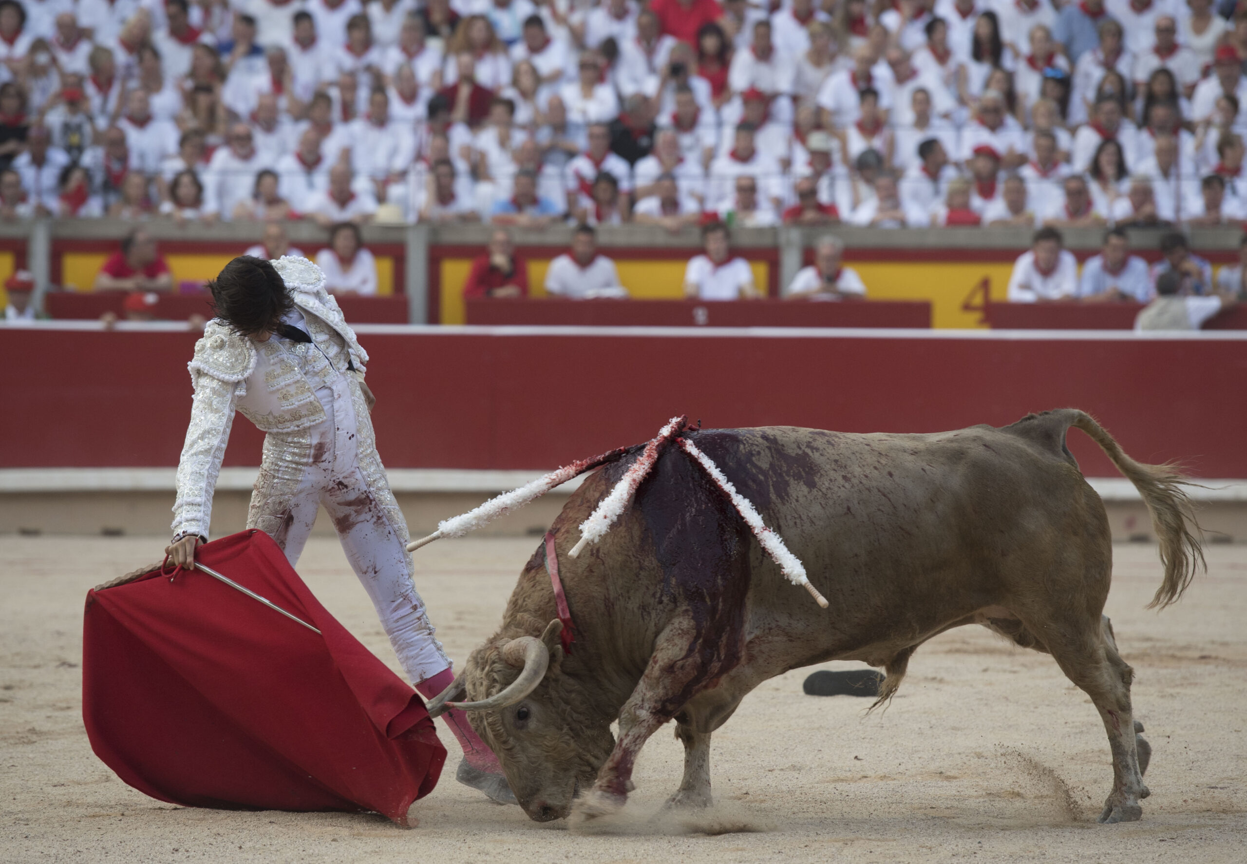 Pamplona, 11 de julio de 2018. Resumen gráfico de la corrida