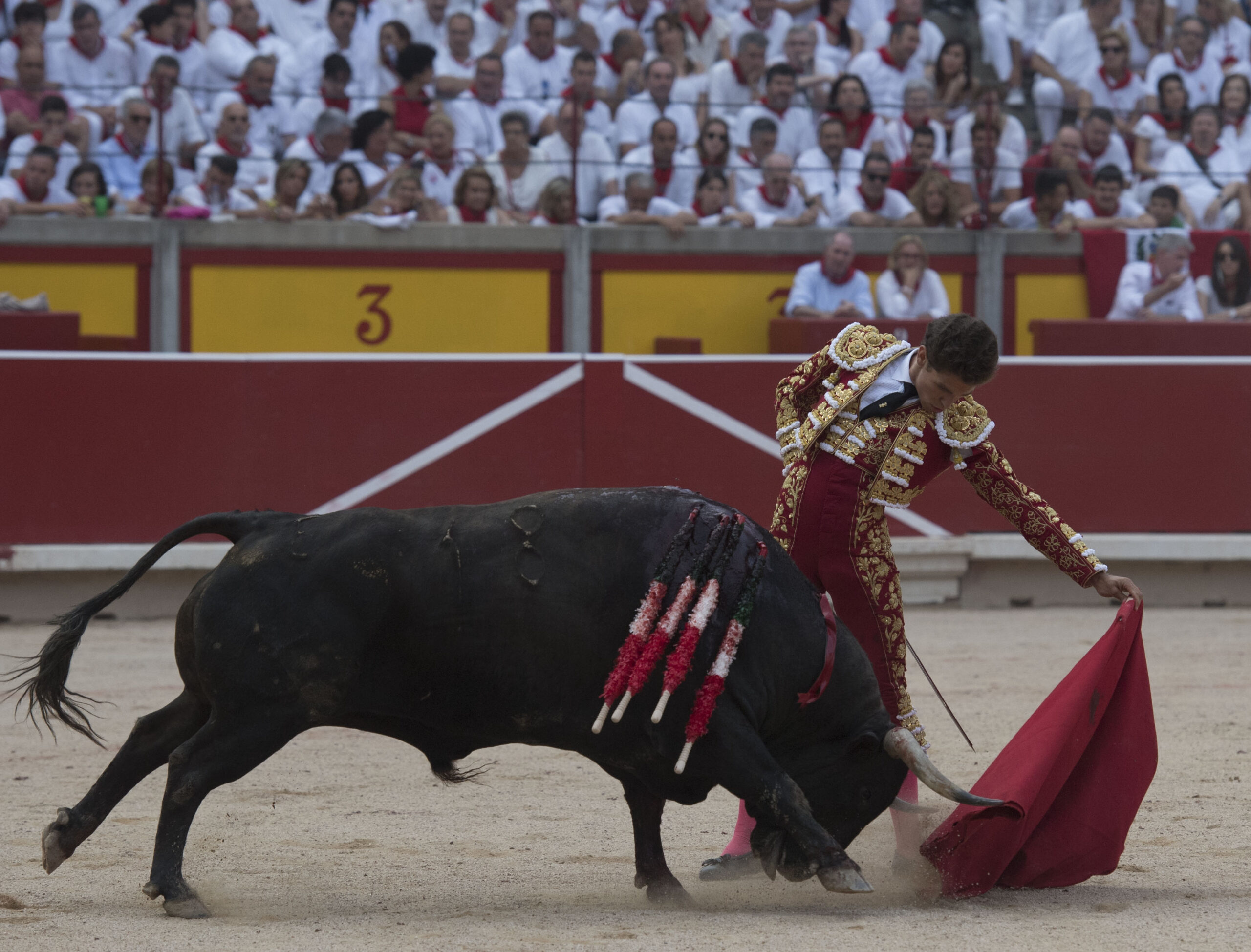 Pamplona, 11 de julio de 2018. Resumen gráfico de la corrida