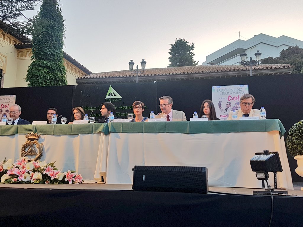 Enrique Ponce, pregón taurino en Málaga
