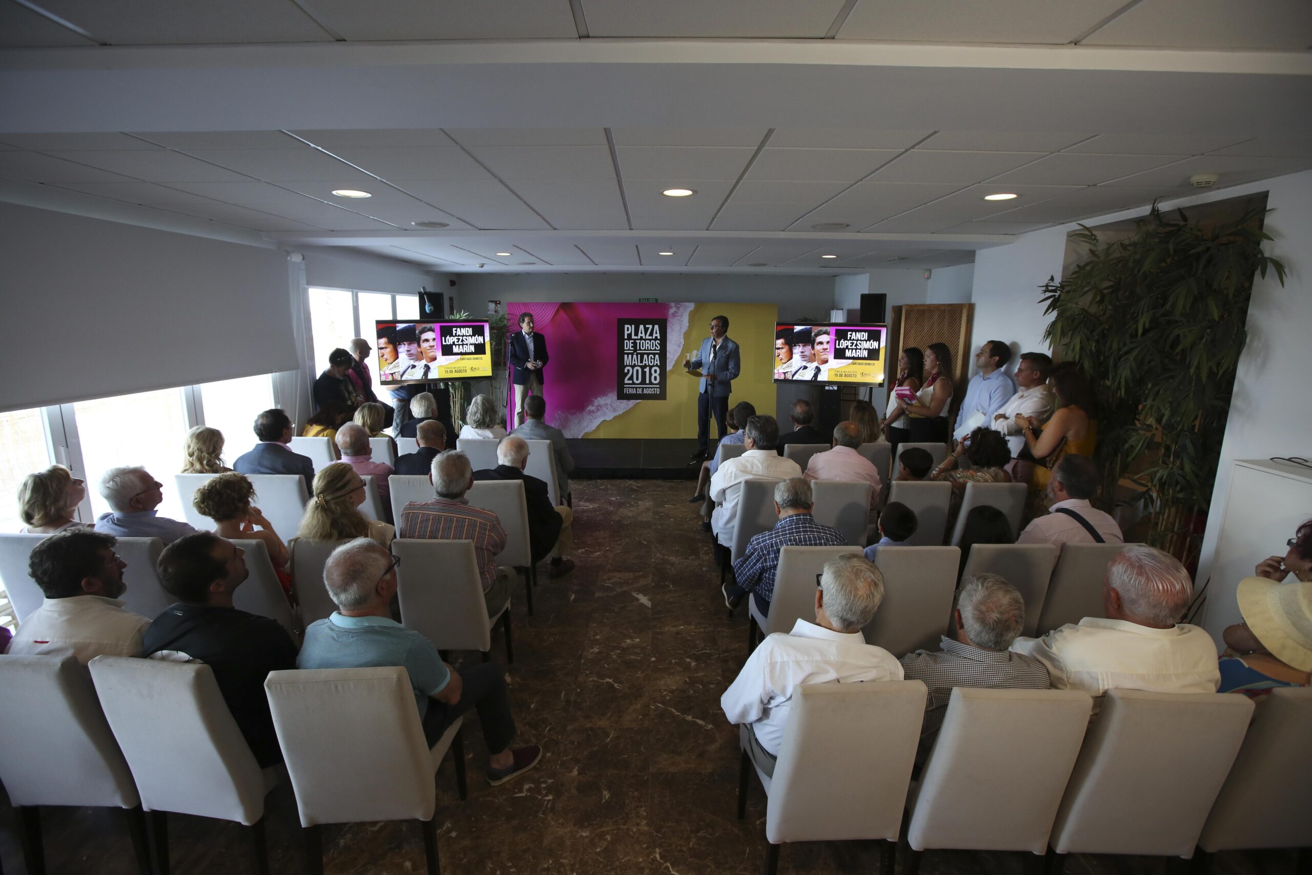 Acto de presentación de carteles en Málaga
