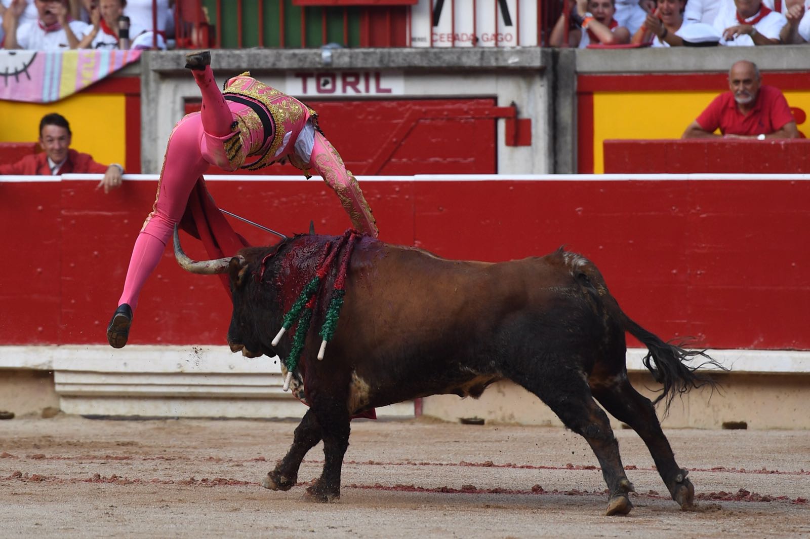 Pamplona, 9 de julio de 2018. Resumen gráfico de la tarde