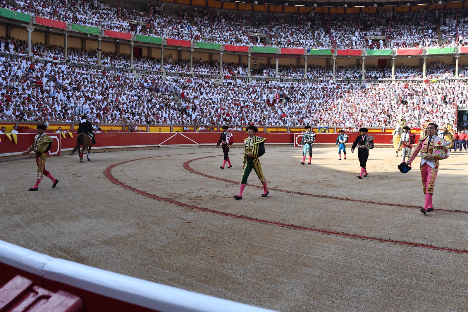 Pamplona, 9 de julio de 2018. Resumen gráfico de la tarde