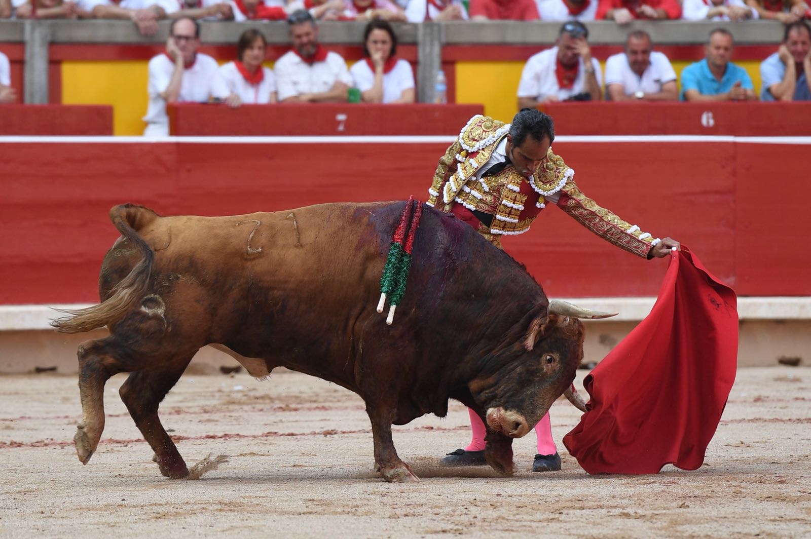 Pamplona, 9 de julio de 2018. Resumen gráfico de la tarde