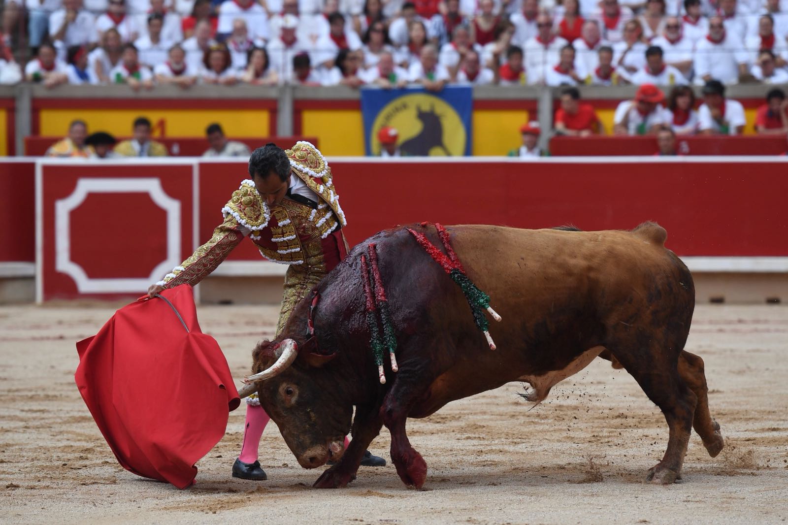 Pamplona, 9 de julio de 2018. Resumen gráfico de la tarde