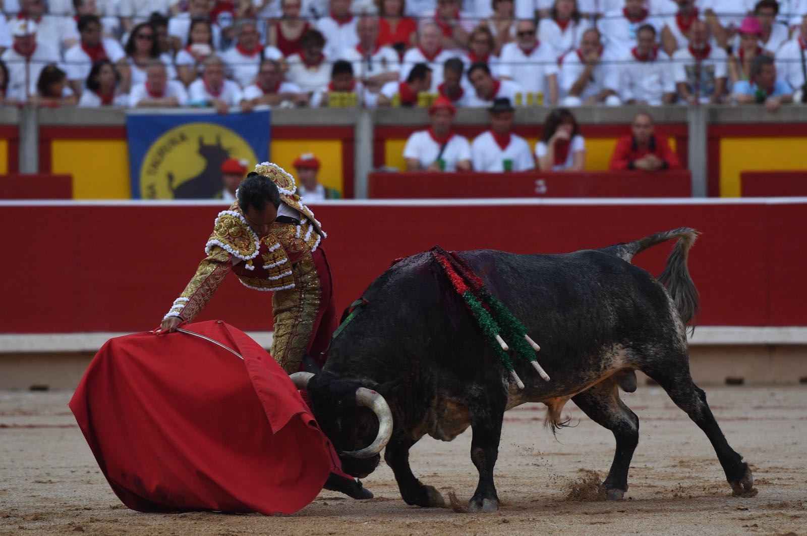 Pamplona, 9 de julio de 2018. Resumen gráfico de la tarde
