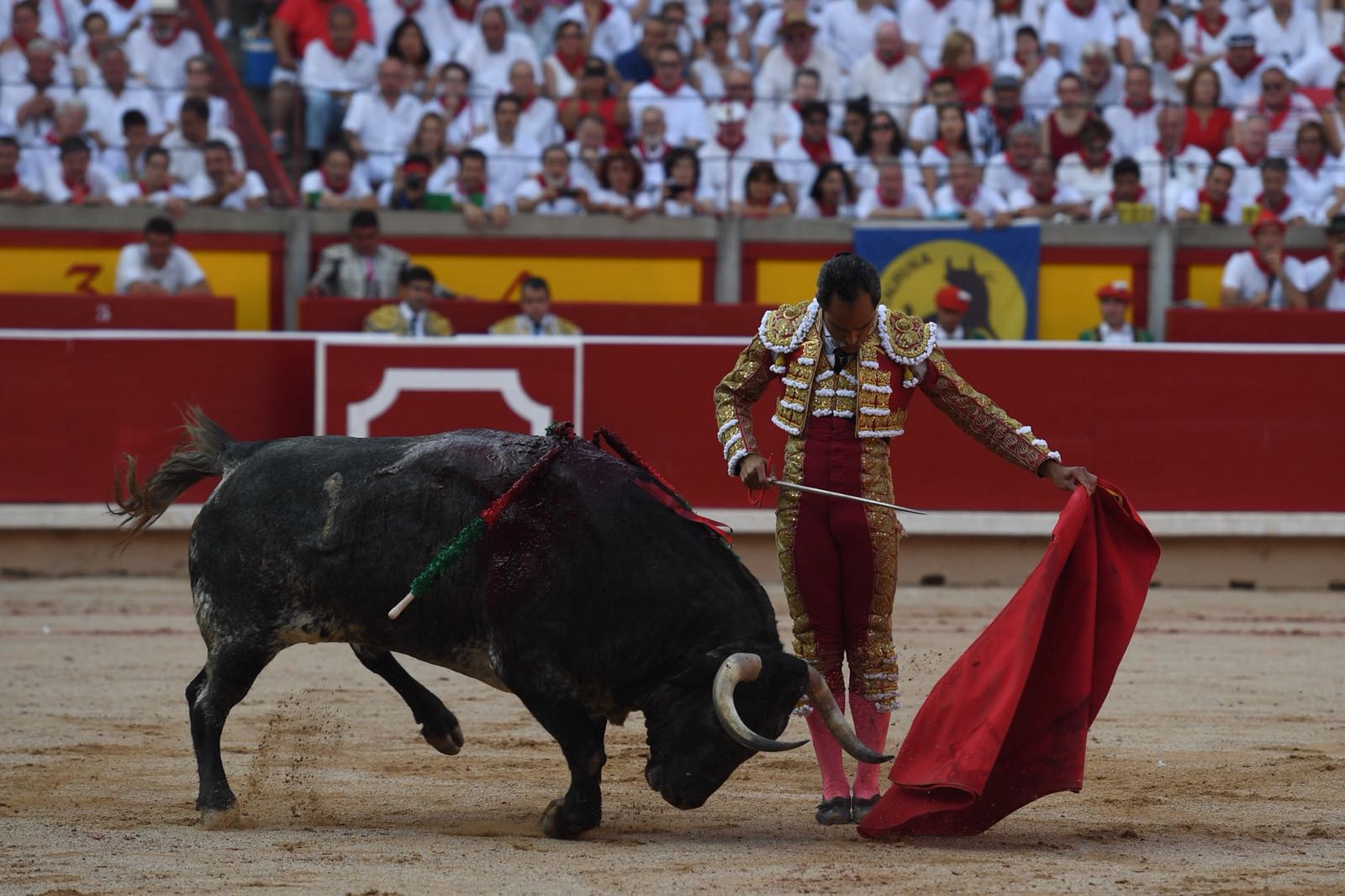 Pamplona, 9 de julio de 2018. Resumen gráfico de la tarde