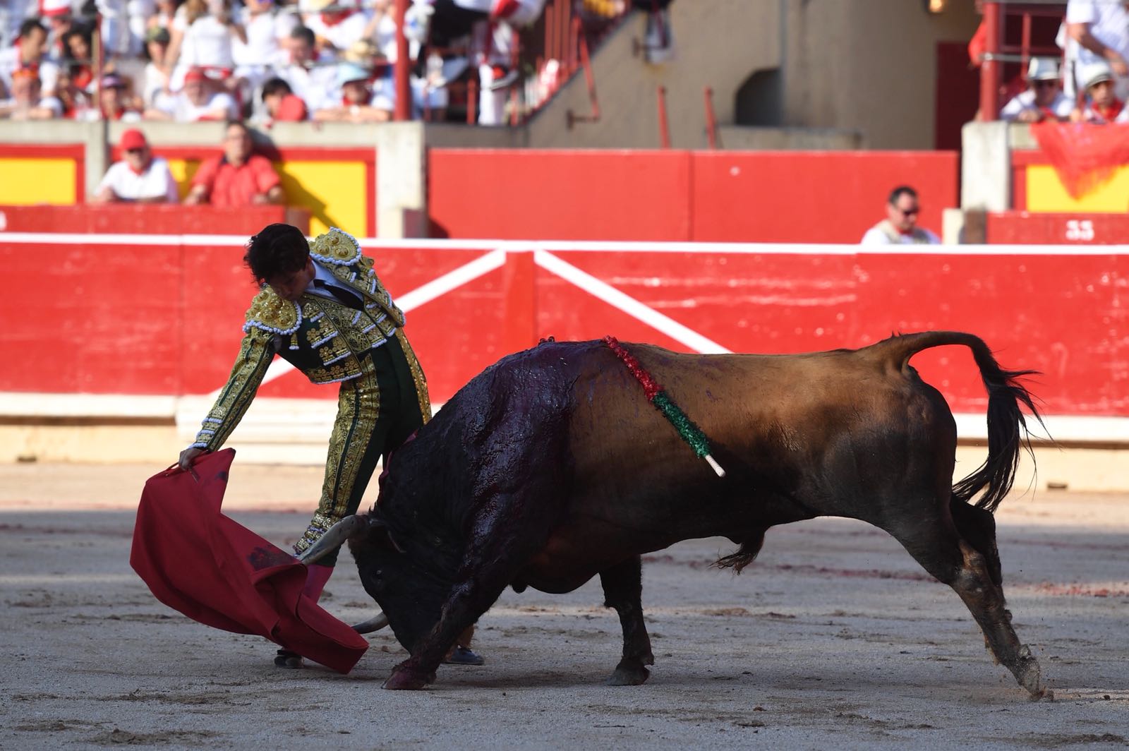 Pamplona, 9 de julio de 2018. Resumen gráfico de la tarde