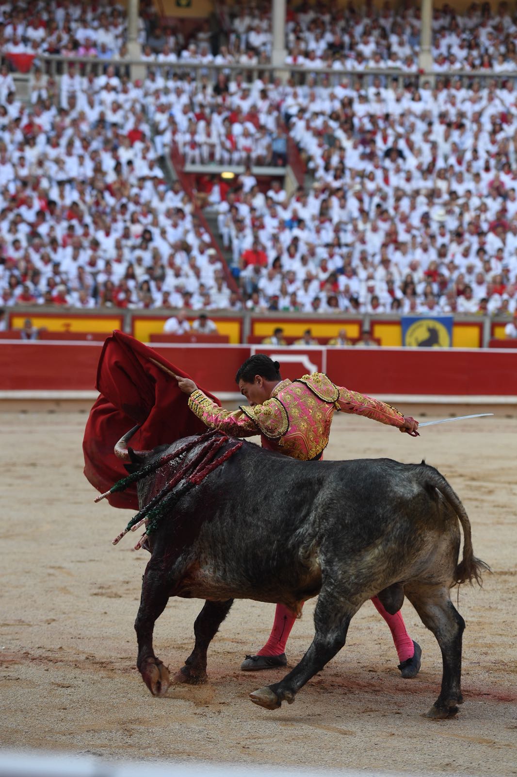Pamplona, 9 de julio de 2018. Resumen gráfico de la tarde
