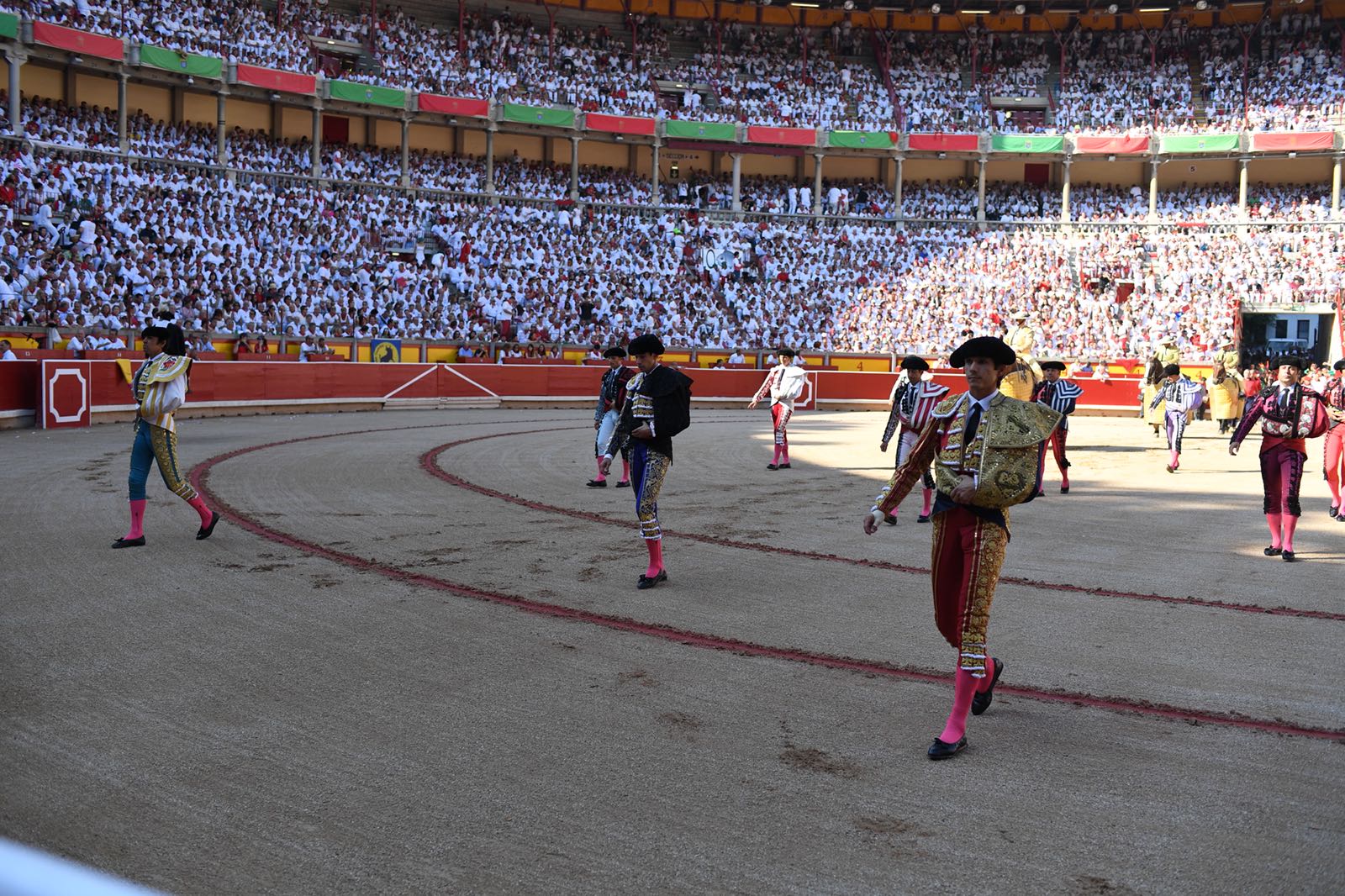 Pamplona, 10 de julio de 2018. Resumen gráfico de la corrida