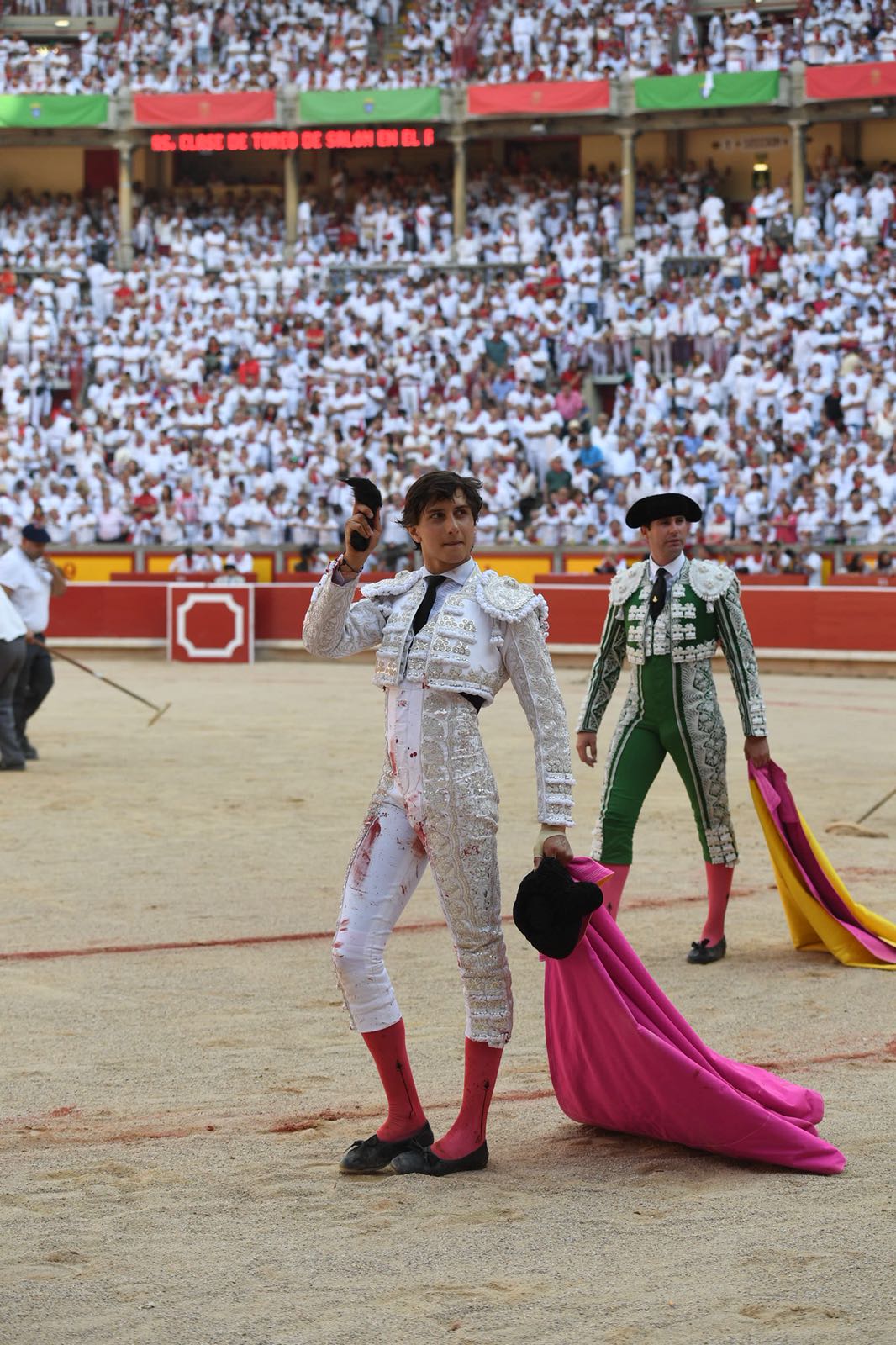 Pamplona, 11 de julio de 2018. Resumen gráfico de la corrida