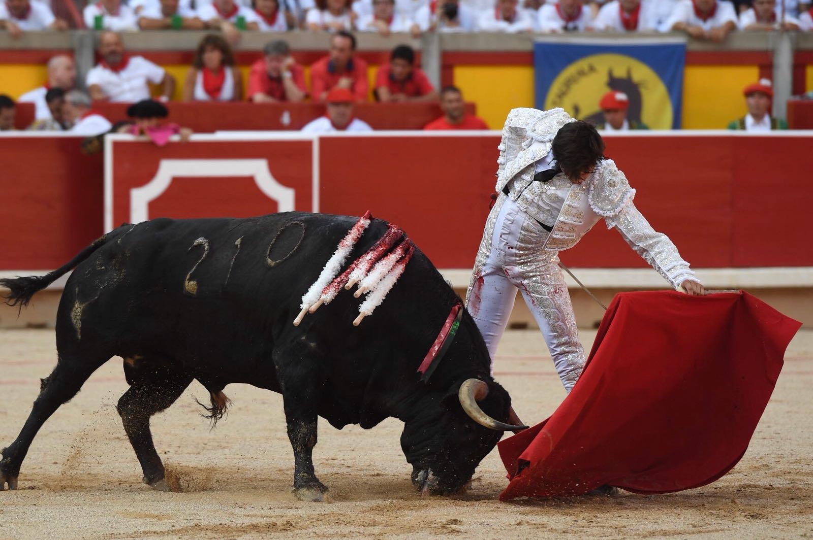 Pamplona, 11 de julio de 2018. Resumen gráfico de la corrida