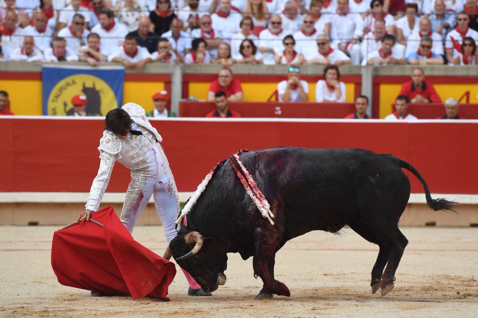 Pamplona, 11 de julio de 2018. Resumen gráfico de la corrida