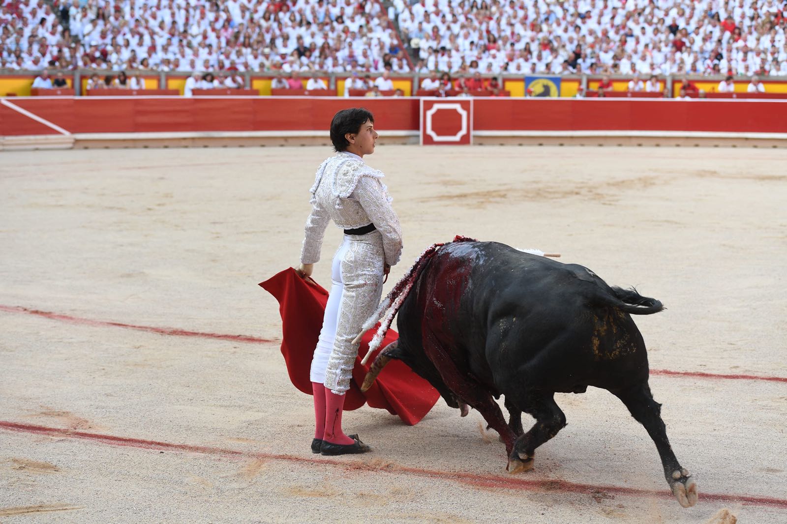 Pamplona, 11 de julio de 2018. Resumen gráfico de la corrida