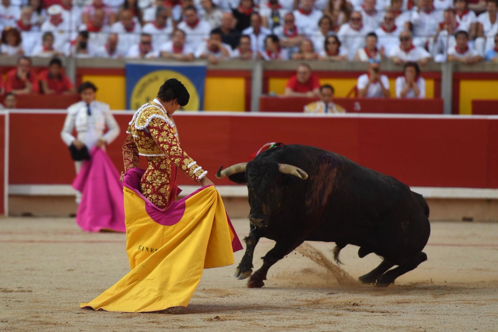 Pamplona, 11 de julio de 2018. Resumen gráfico de la corrida