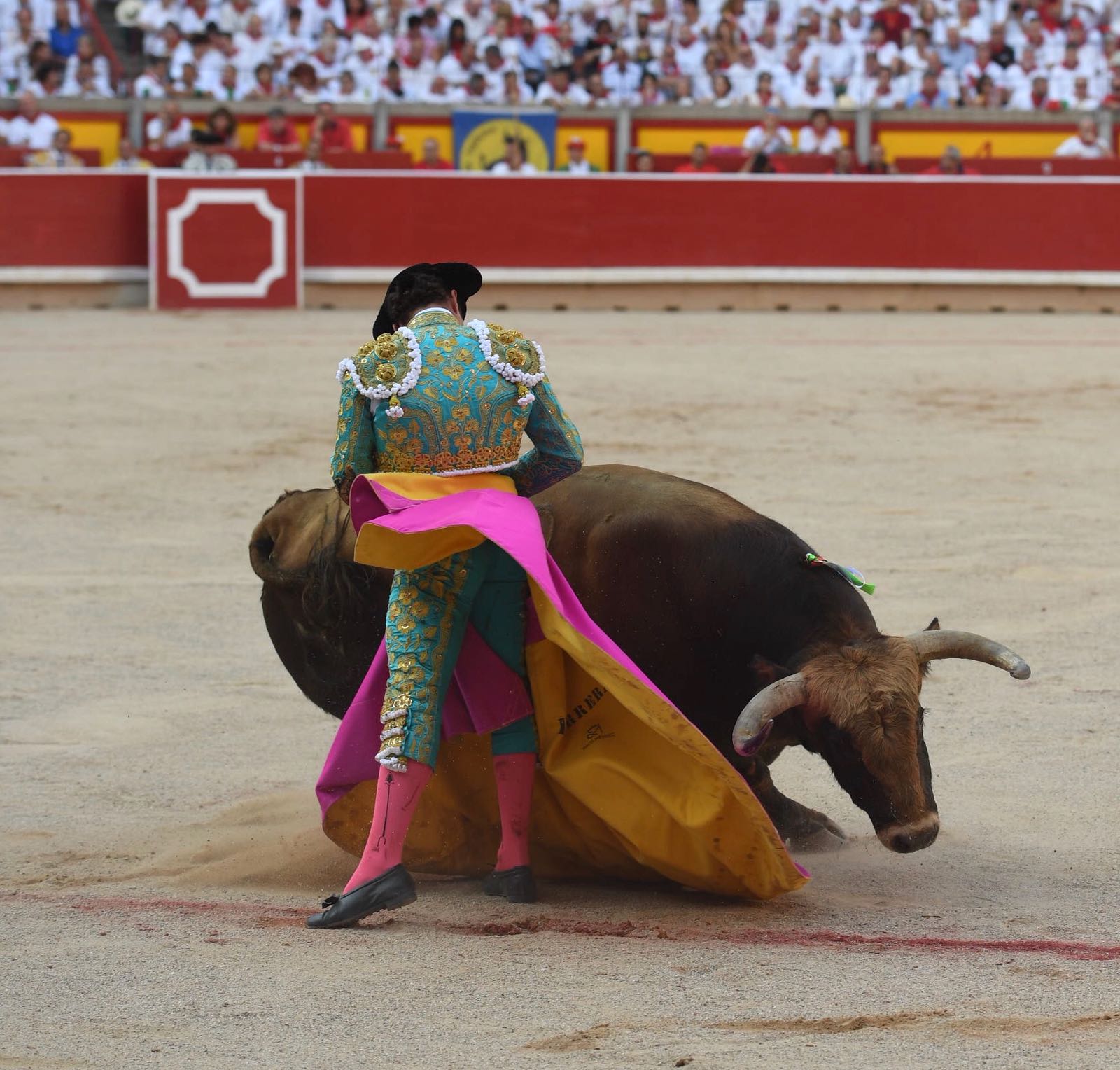 Pamplona, 11 de julio de 2018. Resumen gráfico de la corrida