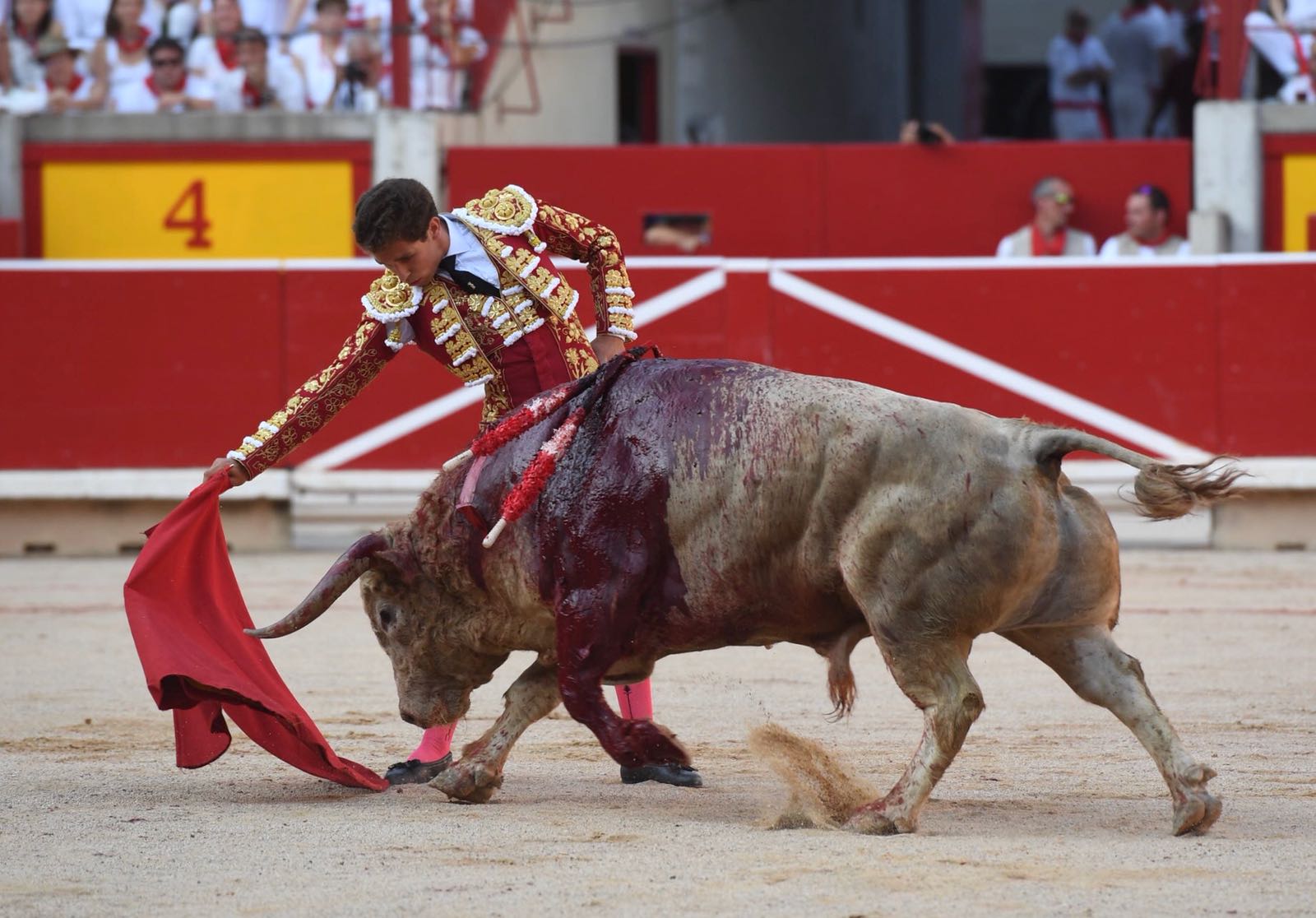 Pamplona, 11 de julio de 2018. Resumen gráfico de la corrida