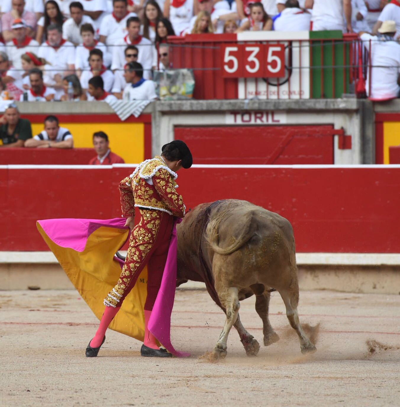 Pamplona, 11 de julio de 2018. Resumen gráfico de la corrida