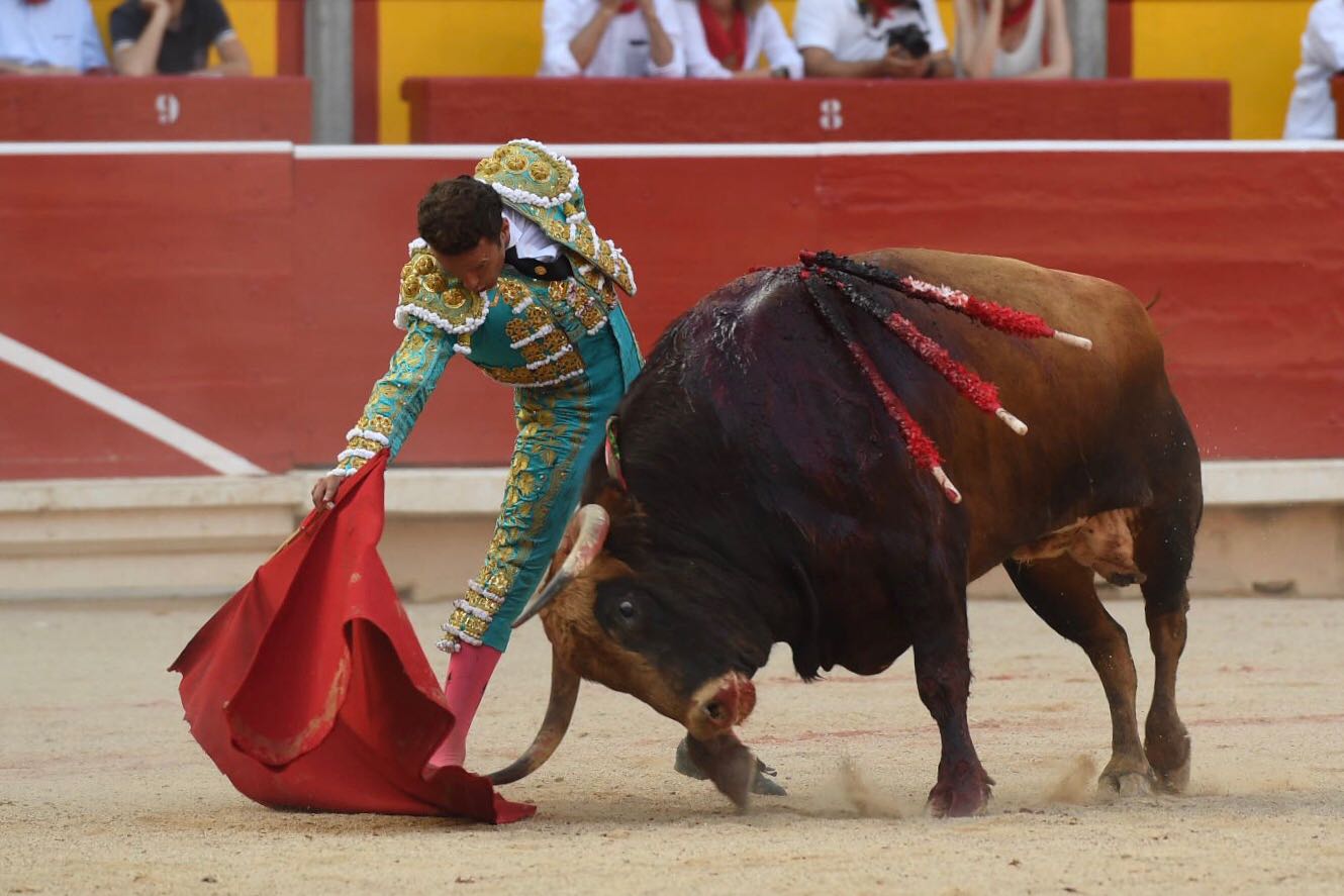 Pamplona, 11 de julio de 2018. Resumen gráfico de la corrida